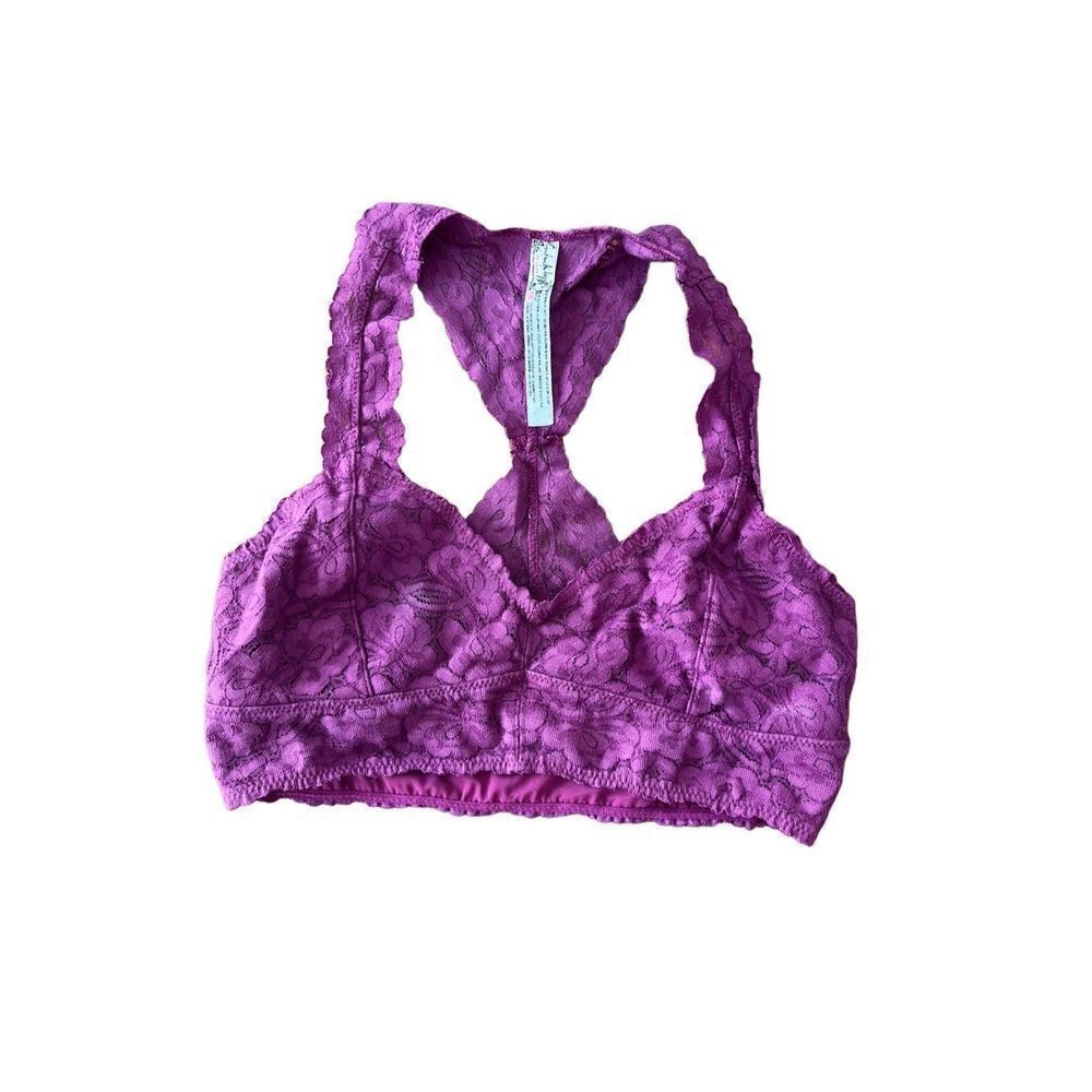 Intimately Free People lace bra purple size small‎